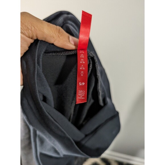 SPANX Leggings Women Small Maternity Black Faux Leather Full Panel - Picture 7 of 10